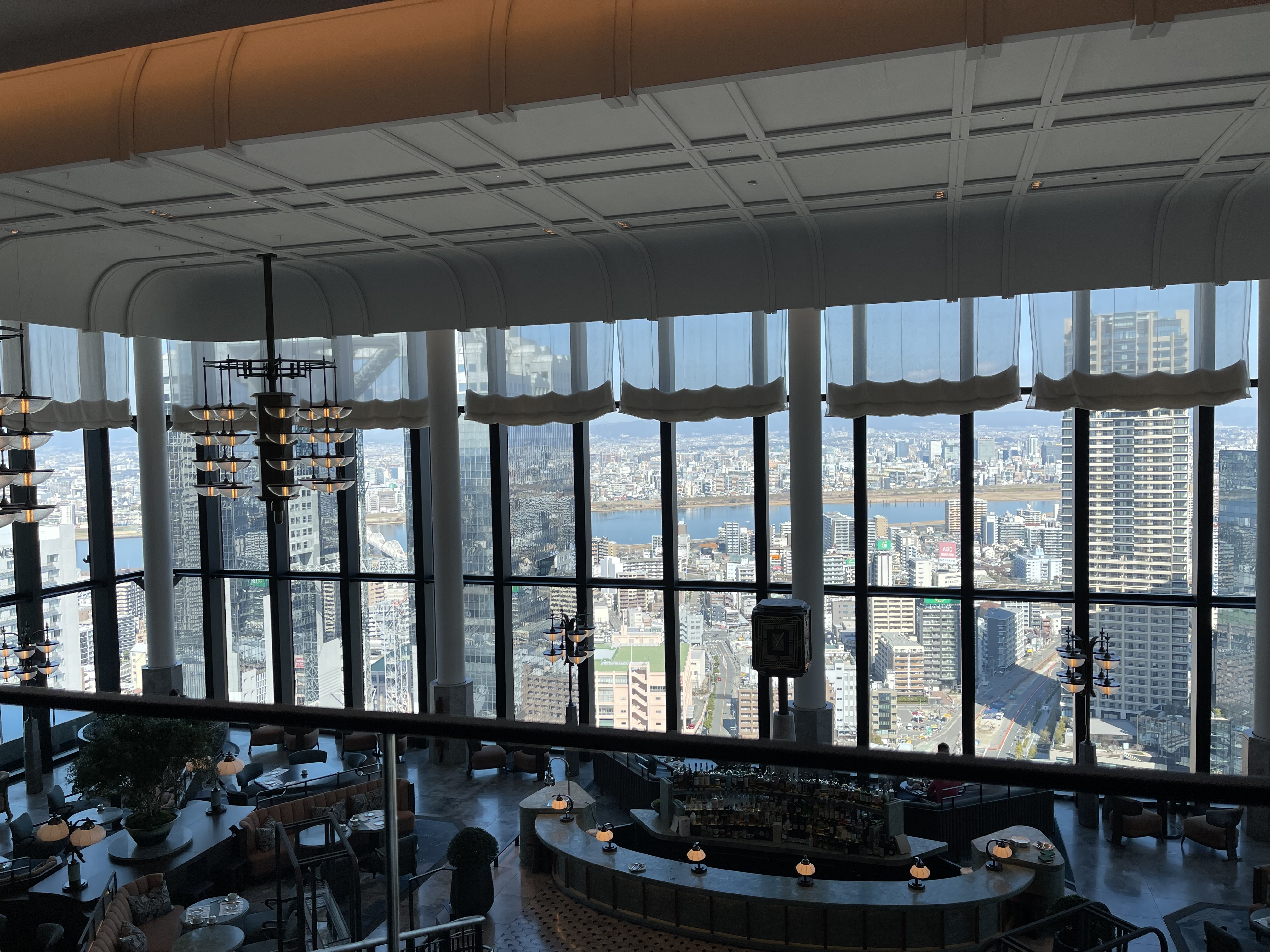 朝食レストランからの眺め